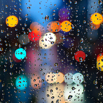 Drops, Lights, Macro, Glare, Glass, Bokeh, Boquet HD phone wallpaper