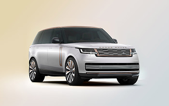 2022, Land Rover Range Rover, , front view, exterior, luxury SUV, New White Range Rover, British Cars, Land Rover HD wallpaper