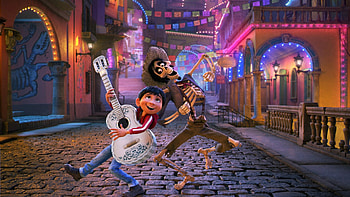 Coco , Background , Mexican culture, Animated fantasy HD wallpaper