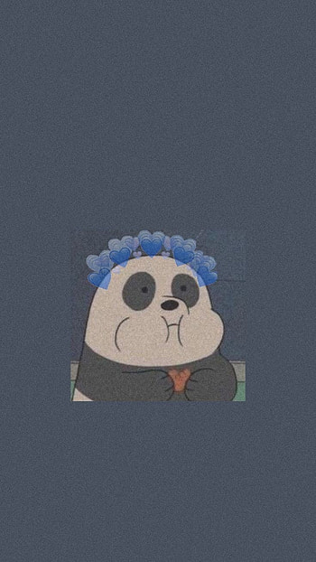 Escandalosos panda, blue, ojo HD phone wallpaper