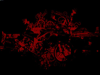 bike in dark, bike, motocylcle, abstract, hayabusa HD wallpaper