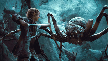 Shelob, Bilbo Baggins HD wallpaper
