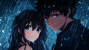 Ultra : Enchanting Anime Couple in the Rain, Anime, anime couple HD wallpaper