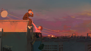 Dandadan Anime Tv Series, dandadan, tv-shows, anime, artwork, art, digital-art HD wallpaper