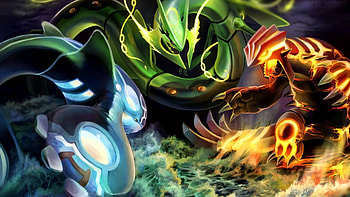 Mega Rayquaza HD wallpaper