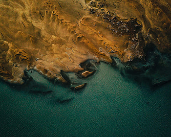 Nature, Water, Sea, View From Above, Coast, Earth, Land HD wallpaper