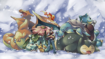Lapras, Pokmon , Background , Digital art HD wallpaper