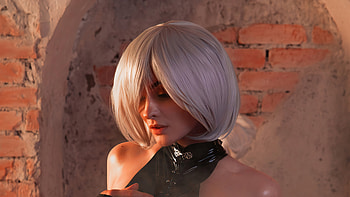 Nier Automata Cosplay Girl , nier-automata, games, artist, artwork, digital-art, artstation, cosplay HD wallpaper