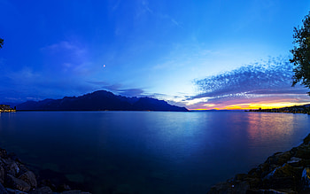 Geneva Lake, lake, nature, mountains, landscape HD wallpaper
