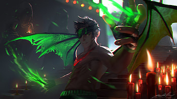 Demon Dude, artstation, artist, artwork, digital-art HD wallpaper