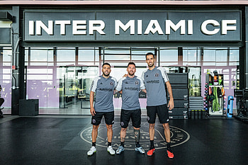 Inter Miami CF Stars – Featuring Iconic Soccer Talents, Sergio Busquets, Lionel Messi, Jordi Alba, Inter Miami CF, Sports HD wallpaper