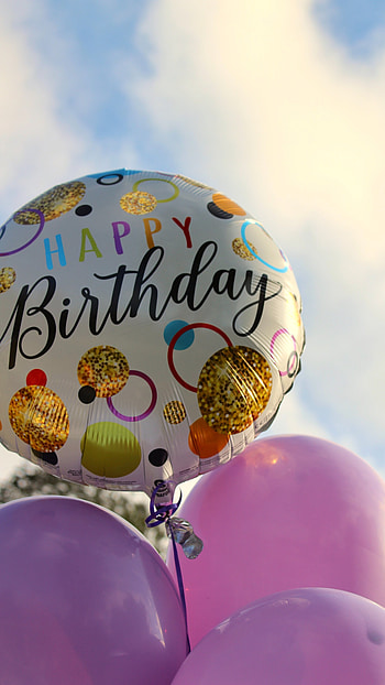 Happy Birtay, Balloon Aesthteic, balloon aesthetic HD phone wallpaper