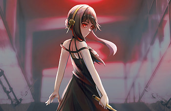 Spy girl, Yor Forger, original, anime HD wallpaper