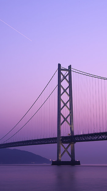 Bridge scenic twilight, Modern architecture, Captivating , background HD phone wallpaper