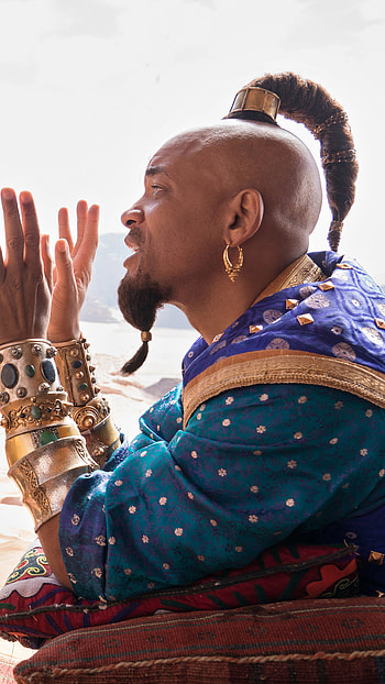 Genie, Aladdin 2019, Mena Massoud, hintergrundbild HD phone wallpaper
