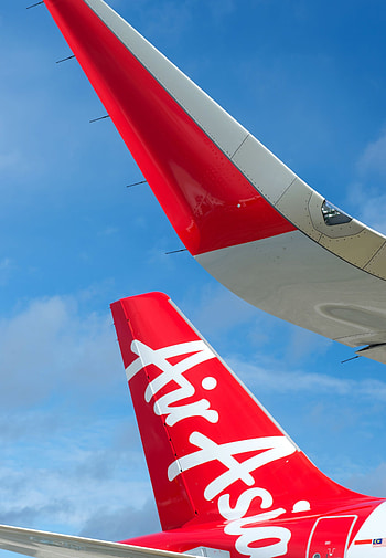 AirAsia, New travel ideas, Low-cost airlines, Airbus fleet HD phone wallpaper