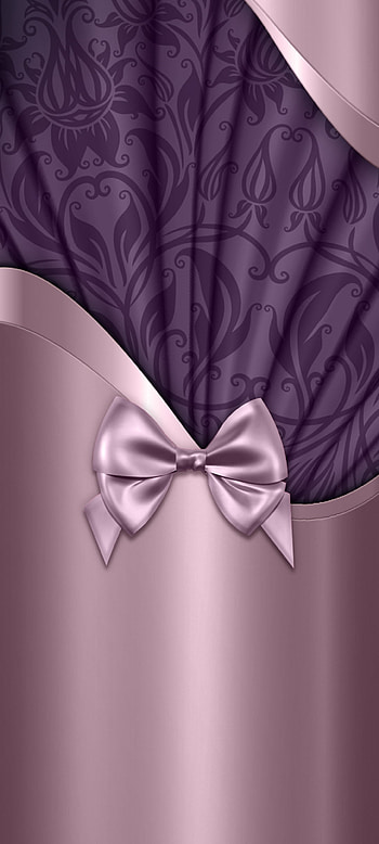Pink Bow Ribbon, silk, tie, pastel, metal, luxury HD phone wallpaper