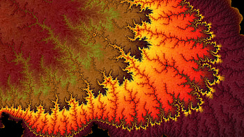 Trippy Psychedelic Fractal, trippy, psychedelic, trance, red, orange (Color), Abstract, fractal HD wallpaper