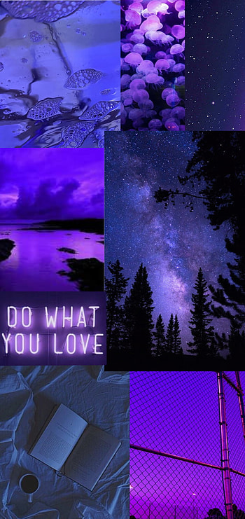 Aesthetic Indigo, sky, jellyfish, book, bubbles, forrest, space HD phone wallpaper