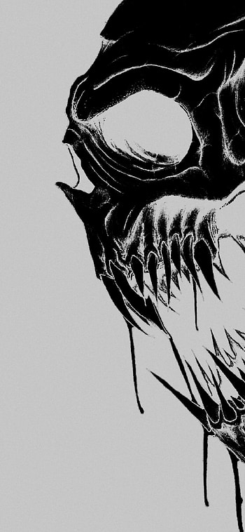 skull, jaw, art HD phone wallpaper