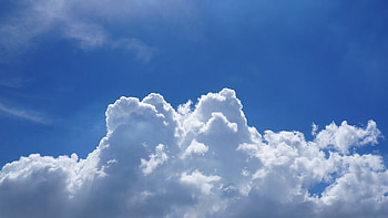 Blue sky clouds , , background HD wallpaper