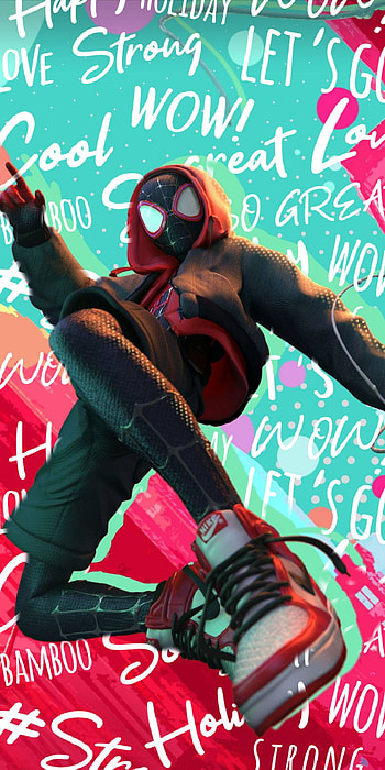 Miles Morales - Top 65 Best Spider Man Miles Morales Background, Miles Morales Hoodie HD phone wallpaper
