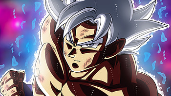 Anime, goku, white hair, ultra instinct HD wallpaper