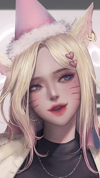 K/DA, Ahri (League Of Legends), video game, League Of Legends HD phone wallpaper