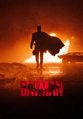 The Batman, fire, thebatman HD phone wallpaper