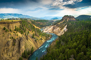 Yellowstone National Park, High-definition landscapes, Spectacular views, Nature's perfection HD wallpaper