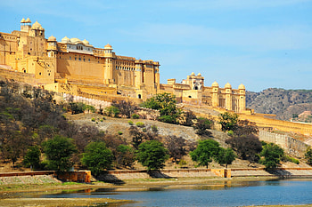 Jaipur, Amber Palace, 3, Chris Parry Collection HD wallpaper