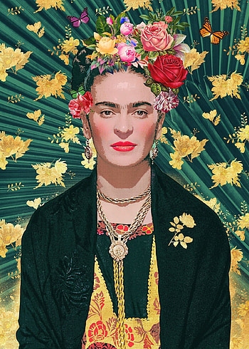 Vintage art prints, Bold artwork, Frida Kahlo canvas, Captivating paintings HD phone wallpaper