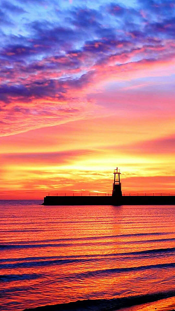 sunset , Breathtaking view, Stunning colors, Nature's beauty HD phone wallpaper
