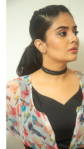Sreemukhi, telugu actress, model HD phone wallpaper