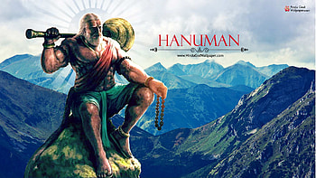 Angry Hanuman & , Hanuman PC HD wallpaper