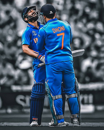 Mahirat, Virat Kohli and Dhoni HD phone wallpaper