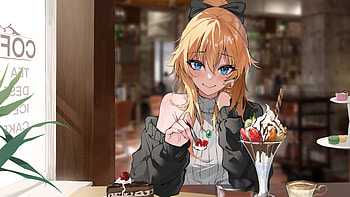 Brown Hair Blue Eyes Jean Genshin Impact HD wallpaper
