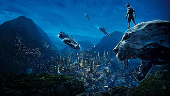 Black Panther Movie Poster, black-panther, poster, movies, 2018-movies HD wallpaper