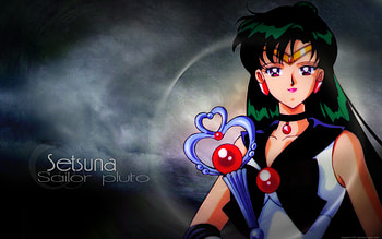 Sailor Pluto, anime, outer senshi, setsuna HD wallpaper