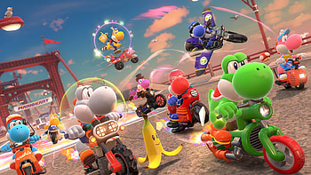 Mario Kart world HD wallpaper