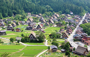 Shirakawa Village, japanese, scenery, shirakawa, japan, nature, village HD wallpaper