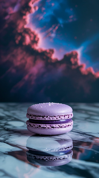 Lavender Nebula Macaron HD phone wallpaper