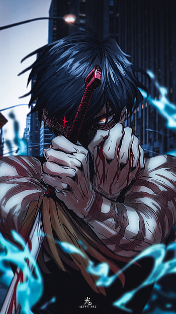 MAKI ZENIN 兵器, art, satoru, jujutsu, jujutsukaisen, gojo, anime, itadori, sukuna HD phone wallpaper