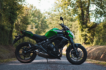 Motorcycles, Side View, Motorcycle, Bike, Kawasaki, Kawasaki Er-6N HD wallpaper