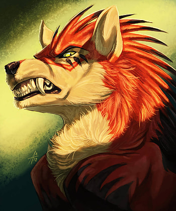 Art, Grin, Wolf, Animal, Fantastic HD phone wallpaper