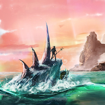Fantasy, Art, Sea, Amphibian HD phone wallpaper