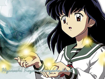 Cute Kagome, cute, girl, anime, pretty HD wallpaper