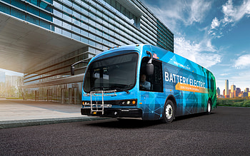 Proterra Catalyst BE35, , blue bus, 2021 buses, R, electric buses, passenger transport, passenger bus, Proterra HD wallpaper