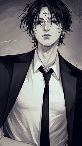 Chrollo 12, dress_shirt, tie, hxh, anime HD phone wallpaper