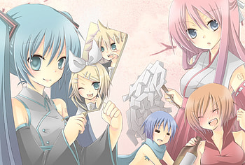Vocaloid, sexy, hatsune miku, meiko, cute, kaito, boys, anime, megurine luka, kagamine rin, girls, kagamine len HD wallpaper